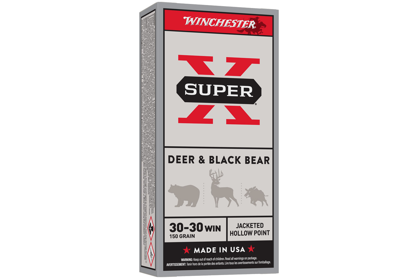 Winchester 30-30 Win 150 gr JHP Super X 20/Box